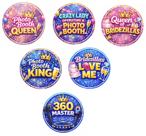 6 Piece Round PVC Magnets Set For Photos Notes Artwork Display On Metal Surfaces Home Or Office