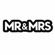 Mr&Mrs Individual Prop displayed in bold black text on a white background, part of a fun new collection.