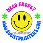 $4.99 Prop featuring a smiling face, inviting customers to check out fun treasures and props at a budget-friendly price.