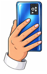 Oversized Photo Booth Prop Hand With Cell Phone Built In Pop Out Holder For Events And Influencer Shoots