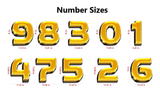 Gold Number 8 Prop for Photography and Events Large Digit Backdrop Decor for Birthdays and Milestones