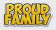Proud Family design in bold yellow letters, perfect for celebrations and family gatherings.