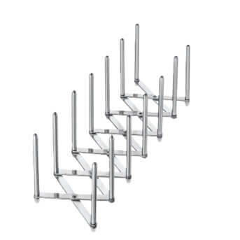 Retractable Prop Stand for displaying photo booth props at events, featuring a durable and easy-to-set-up design.
