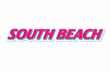 Colorful South Beach Prop with bold text design, perfect for fun displays and decorations.