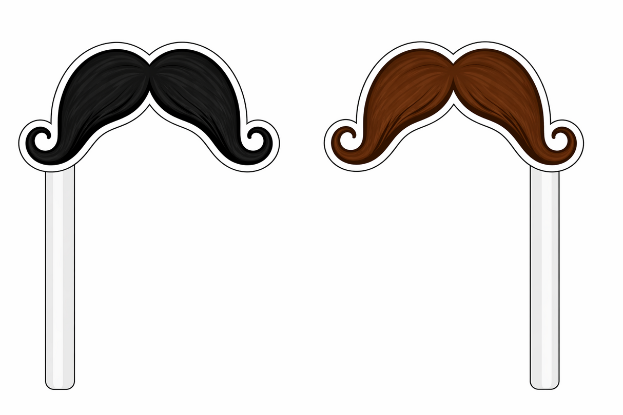 Ultimate Mustache Set Photo Booth Props