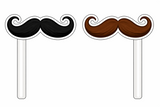Ultimate Mustache Set Photo Booth Props