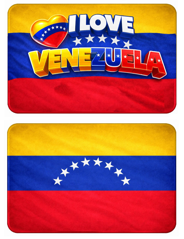 Venezuela Soccer Double Sided Cheering Prop For Fans World Cup Display And Celebration featuring vibrant Venezuela flag.