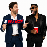 #Wasted PVC Photo Booth Prop