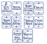 Holiday Corporate - Photo Booth Sign Props . Set of5  - Double Sided